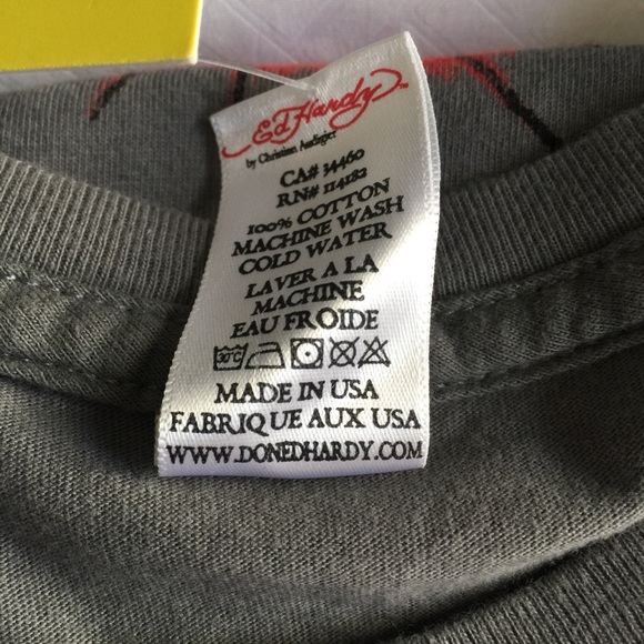 Ed Hardy Crew neck T’shirt by Christian Audigier - Picture 5 of 5